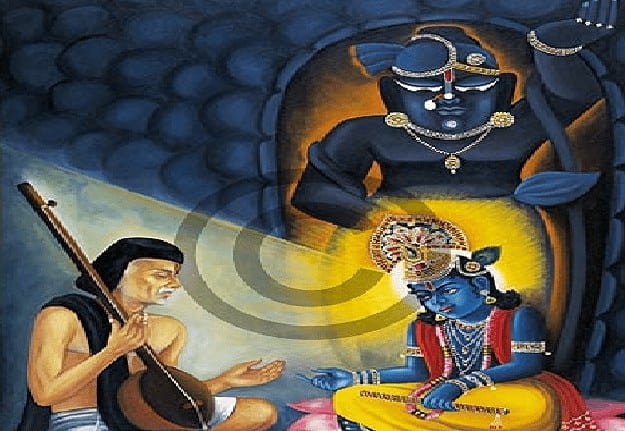 Surdas and Krishna